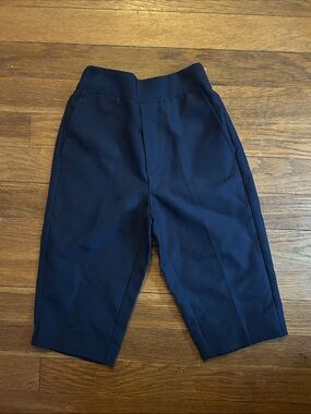 Peanut Butter Collection Navy Formal Dress Pants Size 1 (12-18M)